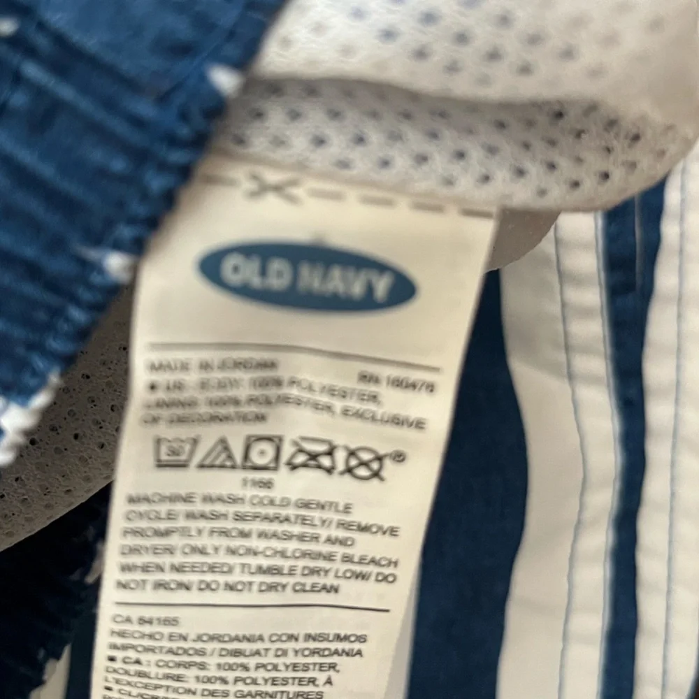 ⭐️ EUC - Old Navy Men's Small Stars & Stripes Bathing Suit Trunks